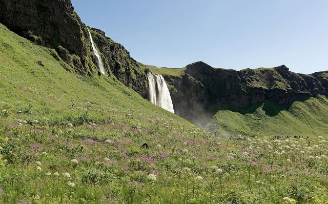 Seljalandsfoss waterfall, South Iceland